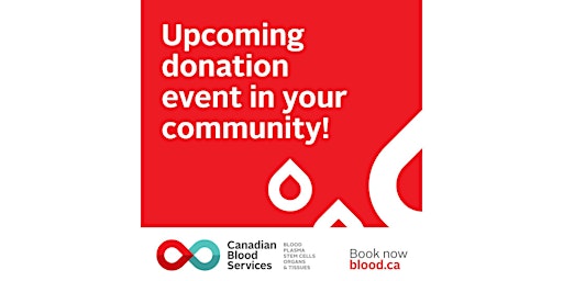 Image principale de Upcoming Blood Donation Event in Ajax