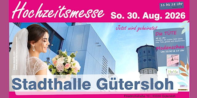 Imagen principal de Hochzeitsmesse in der Stadthalle Gütersloh