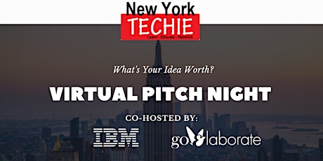 Live Virtual Pitch Night - Co-hosted by IBM and goElaborate Media primary image