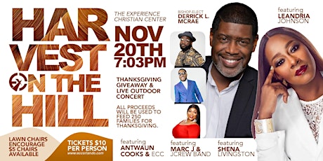 Harvest on the Hill: Thanksgiving Giveaway & LIVE Outdoor Concert primary image