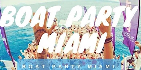 Miami Boat Party- unlimited drinks tickets