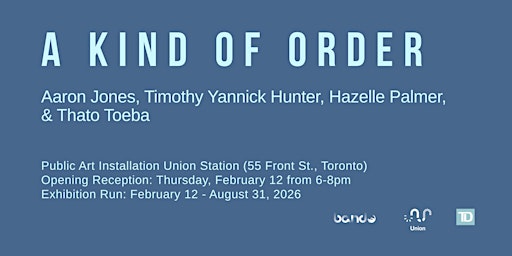 Image principale de Opening Reception: A Kind of Order