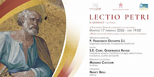 Image principale de Lectio Petri - Il Qohelet (4° incontro)