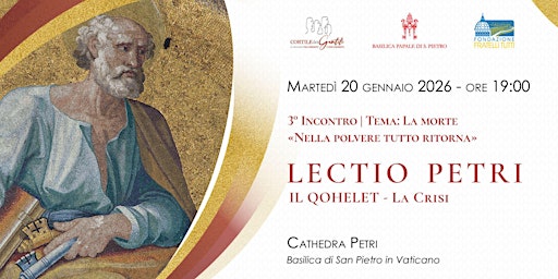 Immagine principale di Lectio Petri - Il Qohelet (4° incontro)