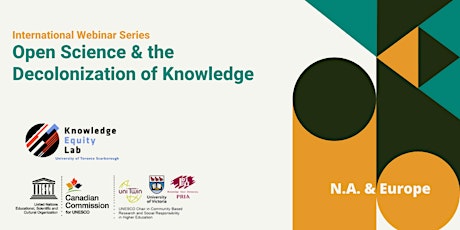 Webinar | Open Science & the Decolonization of Knowledge: Europe-N.America primary image
