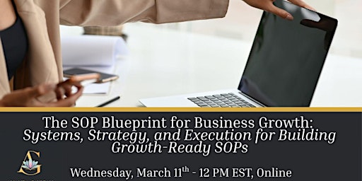 Image principale de The SOP Blueprint for Business Growth Systems, Strategy, and Execution