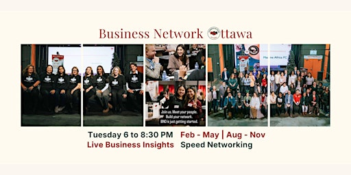Image principale de Ottawa Speed Networking & Live Business Insights