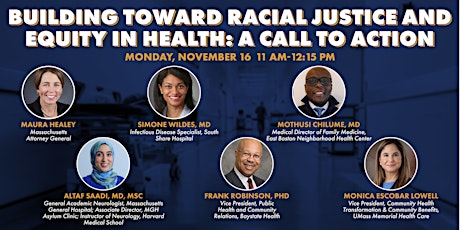 Building Toward Racial Justice and Equity in Health: A Call to Action primary image