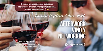Image principale de Afterwork, Vino y Networking