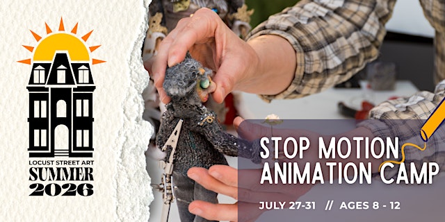 Image principale de Stop Motion Animation Camp (Ages 8-14) at Locust Street Art