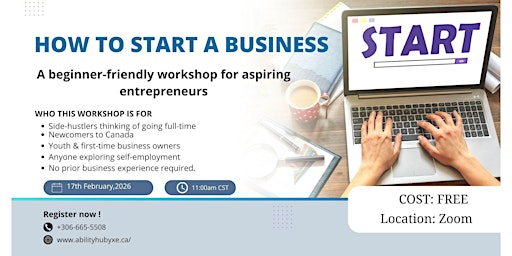 Image principale de How to start a Business