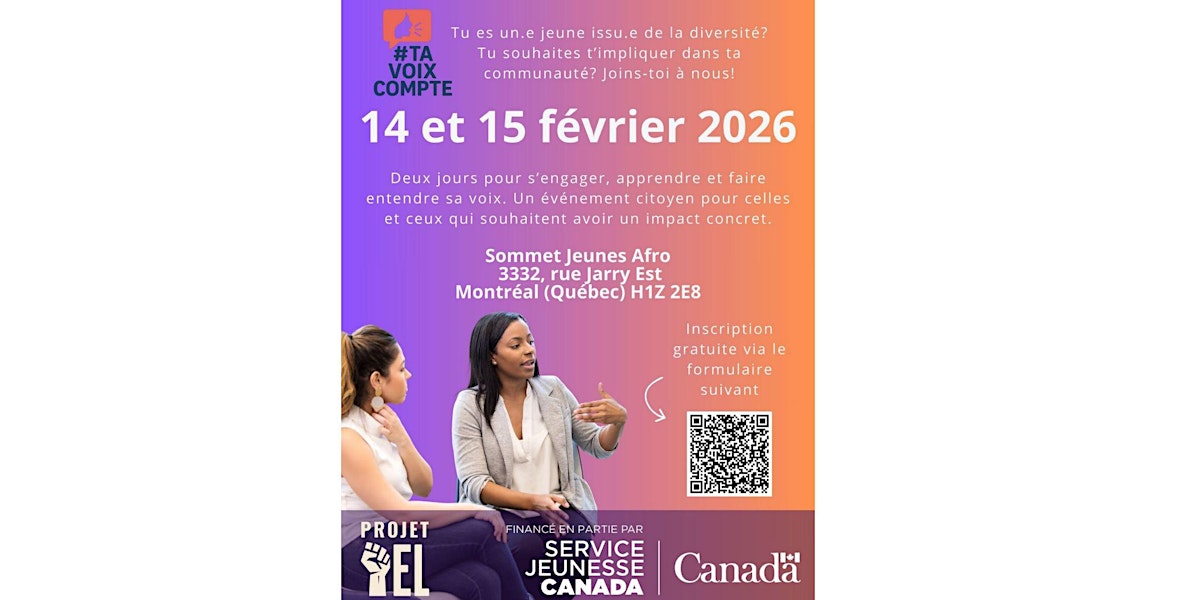 Ta voix compte : Initiation à lengagement citoyen et au leadership