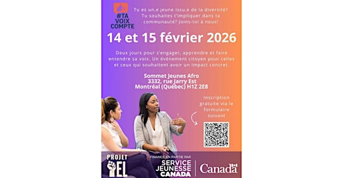 Image principale de Ta voix compte : Initiation à l'engagement citoyen et au leadership