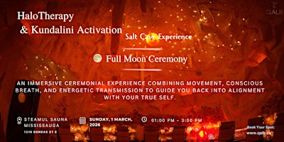 Image principale de Full Moon Ceremony: Halotherapy & Kundalini Activation in a Salt Cave