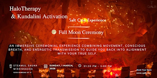 Image principale de Full Moon Ceremony: Halotherapy & Kundalini Activation in a Salt Cave