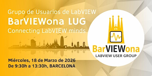 Image principale de BarVIEWona - Connecting LabVIEW minds in Barcelona