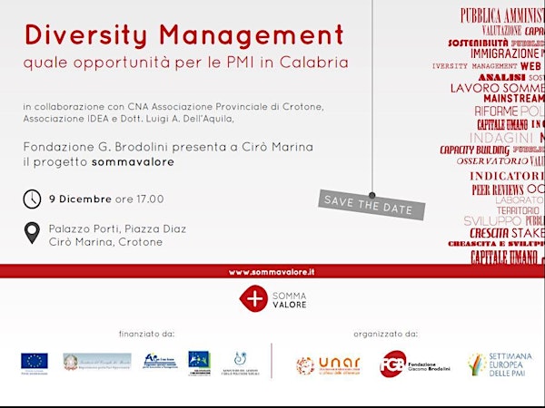 Workshop “Diversity Management come opportunità per le PMI in Calabria”
