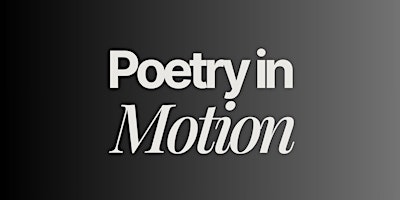 Image principale de Poetry in Motion