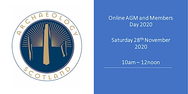 Archaeology Scotland AGM & Members' Day