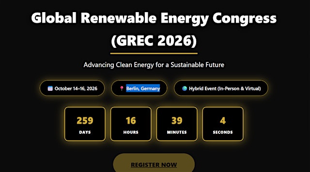 Global Renewable Energy Congress (GREC 2026) primary image