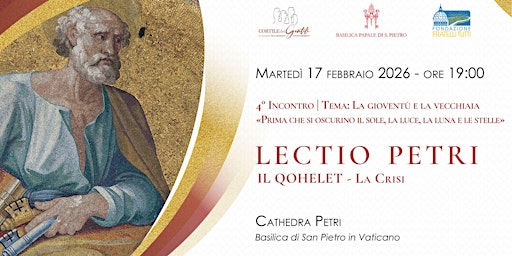 Image principale de Lectio Petri - Il Qohelet (4° incontro)