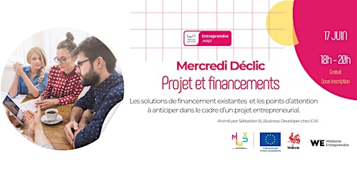 Image principale de Mercredi Déclic : Projets et financements