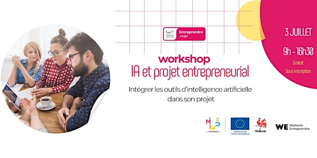 Image principale de Workshop “IA et projet entrepreneurial"