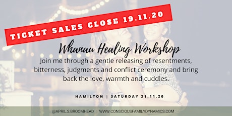 Whanau Healing Ceremony - RELEASE TO CREATE primary image