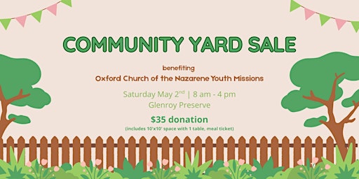 Image principale de OCN Youth Group Benefit Yard Sale