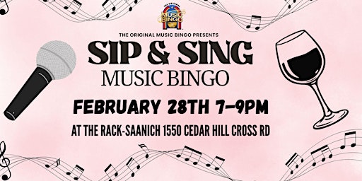 Immagine principale di Sip and Sing Music Bingo