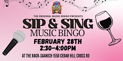 Image principale de Sip and Sing Music Bingo with Tania Quin