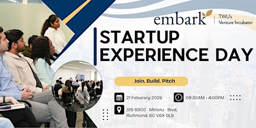 Image principale de Startup Experience Day Richmond
