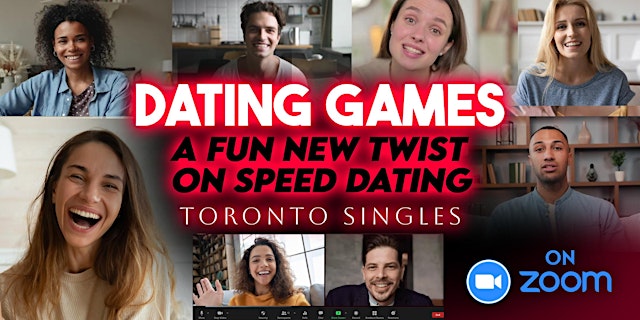 Hauptbild für Toronto Online Speed Dating Event With Fun Social Games (On Zoom)