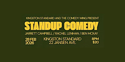 Image principale de Stand Up Comedy @ Kingston Standard Brewing