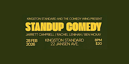 Stand Up Comedy @ Kingston Standard Brewing primary image
