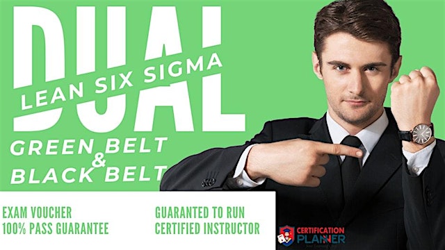 Image principale de Dual Lean Six Sigma Green & Black Exam Prep In-Person Course in Sydney, NSW
