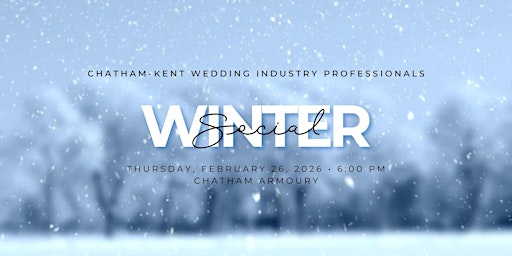 Image principale de CK Wedding Industry Professionals Winter Social