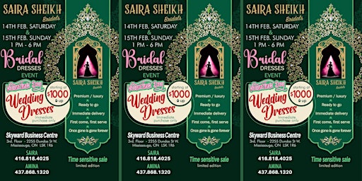 Image principale de South Asian Bridal Dresses Event Mississauga