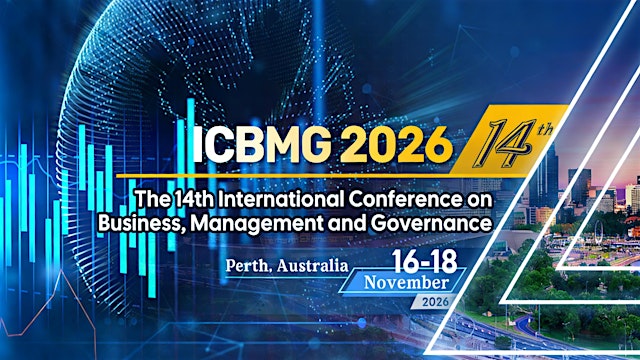 14th International Conference on Business, Management and Governance -ICBMG primary image