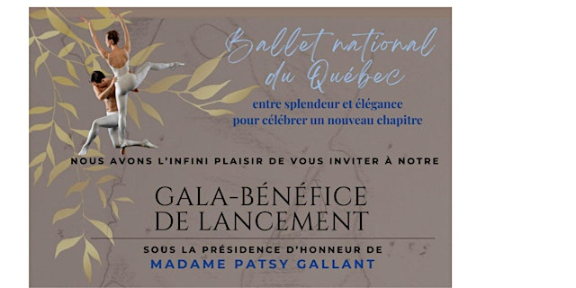Image principale de Gala-bénéfice de lancement du Ballet national du Québec