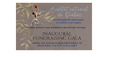 Image principale de Ballet national du Québec Inaugural Fundraising Gala