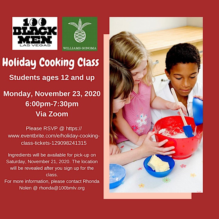 Holiday Cooking Class for Teens image