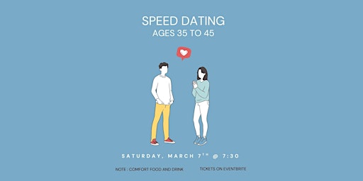 Image principale de Speed Dating at Note (Ages 35 to 45)