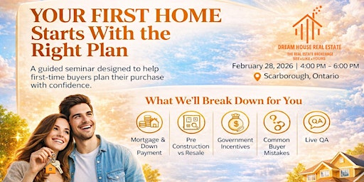 Image principale de First Time Home Buyer Seminar feb 28