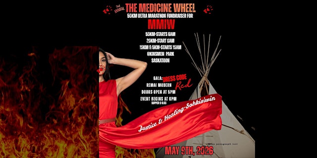 Image principale de 50 km Ultra Marathon Fundraiser Gala for MMIW