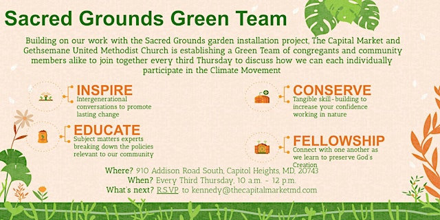 Image principale de Gethsemane Sacred Grounds Green Team
