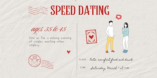Image principale de Speed Dating at Note (Ages 35 to 45)