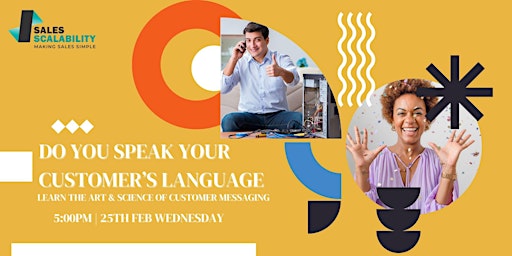 Image principale de Do you Speak your customer's language?