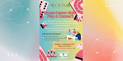 Image principale de Bloom Game Night: Play & Connect