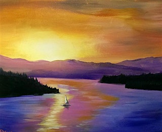 Image principale de Lazy Lake - Tipsy Brush Painting Party!
